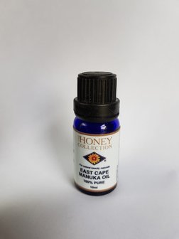 Manuka olie uit de East Cape, flesje 10 ml. 