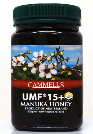 Manuka Honey UMF 15+; wound care and supplement to (raw) food for dogs and cats